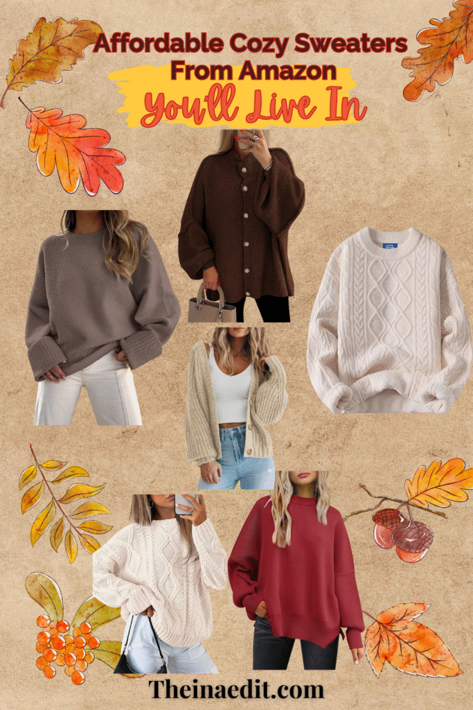 cozy fall sweaters from amazon every girl needs 2