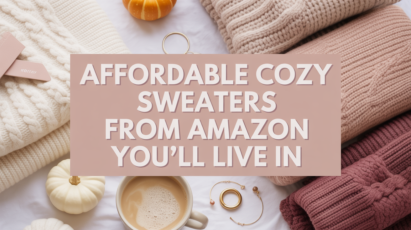 Affordable Cozy Sweaters from Amazon You"ll Live In Affordable Cozy Sweaters from Amazon You”ll Live In