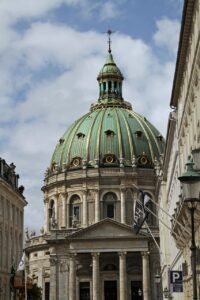 frederik's church, church, copenhagen, dome, tourism