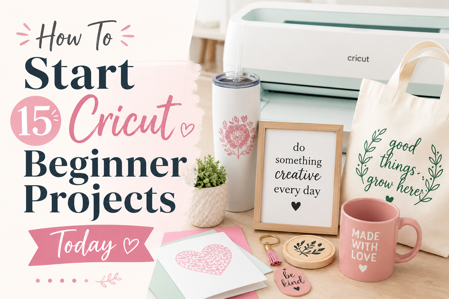 How To Start 15 Cricut Beginner Projects Today