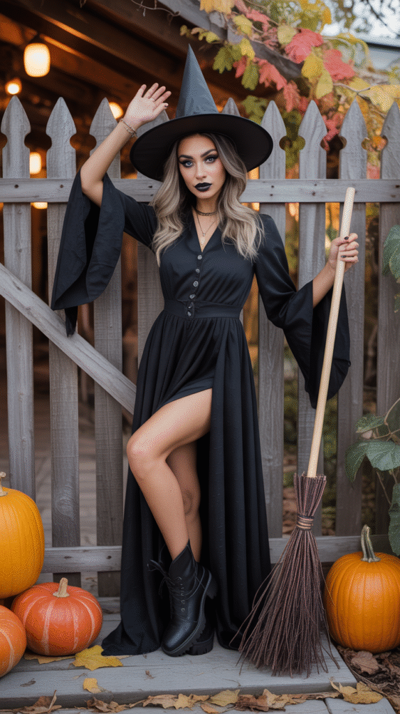How to make DIY Halloween Costumes a chic diy witch costume styled for insp bpnbuqnqpmsqykhhqk8zg mwiznvbcrpst4ndljd1lsq (1)