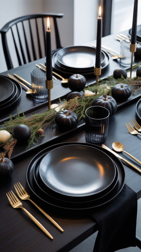 How to Set a Simple & Cozy Thanksgiving Table a modern thanksgiving table in black and 1 0p1dsmrtoy9m 0vbfong jzijmwnwrqswoe bkhmfja