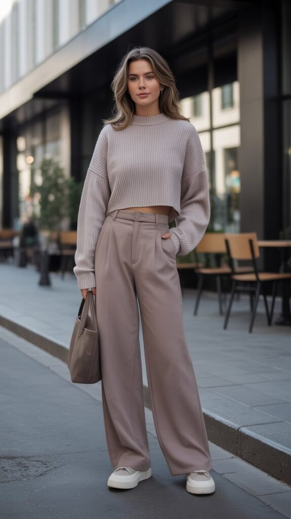 How to Style Sweaters 15 Outfit Ideas For Winter realistic stylish woman wearing a croppe bbg5gqxrrqi30vhlmfz48a pbdgsxwcscysqb 1h4d0ba