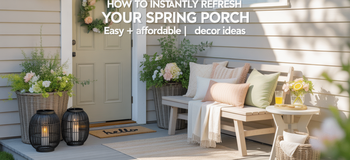 How to Instantly Refresh Your Spring Porch đ¸