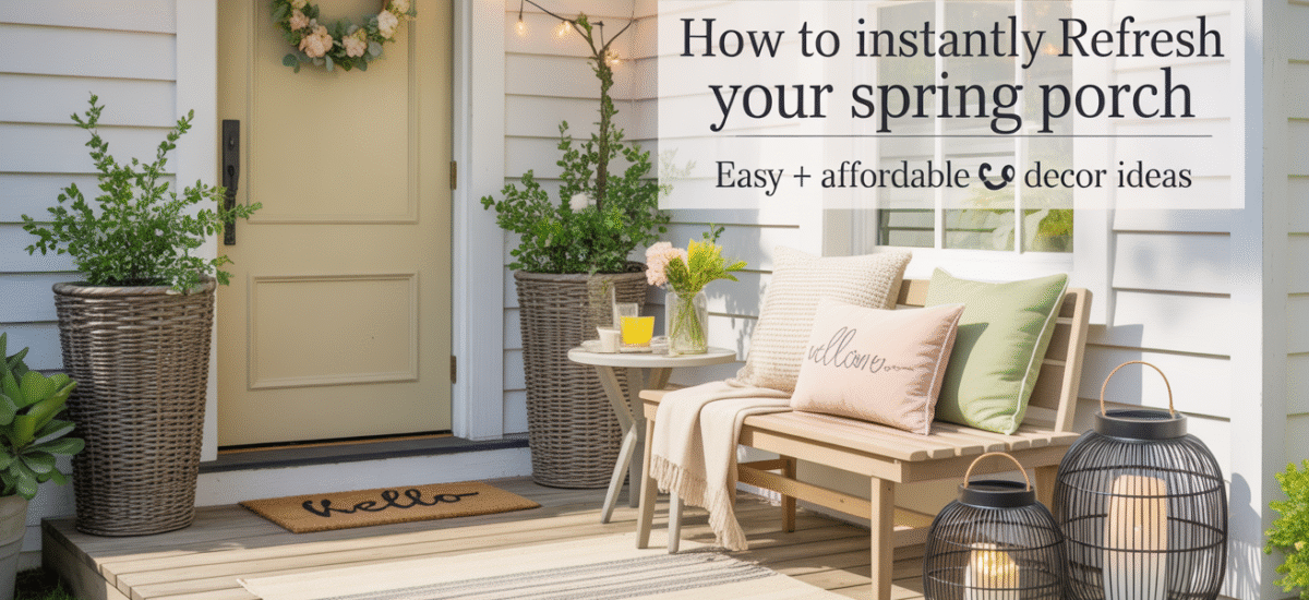 How to Instantly Refresh Your Spring Porch đ¸