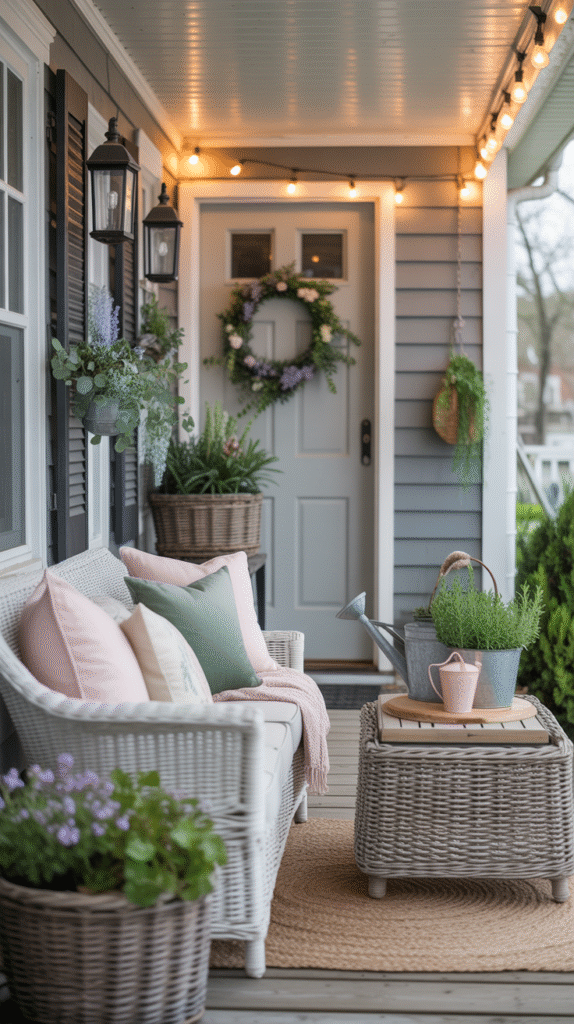 How to Instantly Refresh Your Spring Porch 🌸 proch table