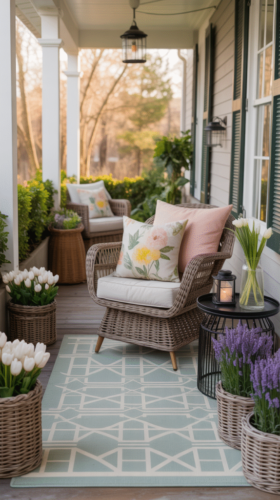 spring proch pillows spring proch pillows