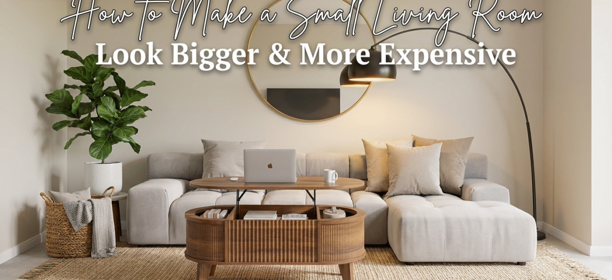 How to Make a Small Living Room Look Bigger & More Expensive (Amazon Edition)