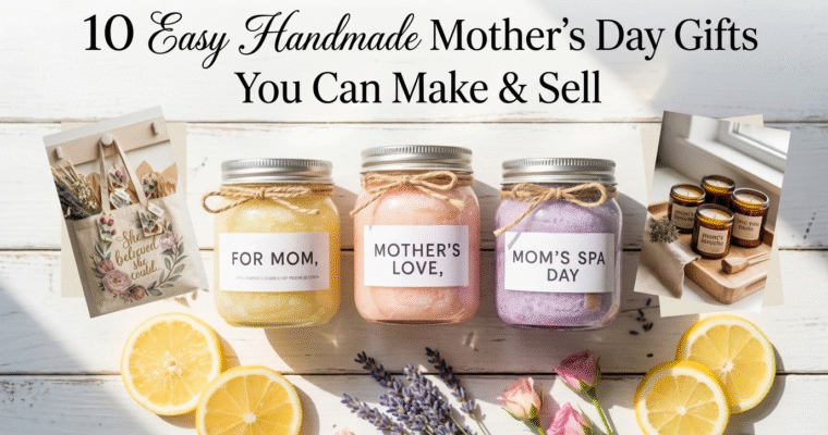10 Easy Handmade Mother's Day Gifts You Can Make & Sell 10 Easy Handmade Mother’s Day Gifts You Can Make & Sell