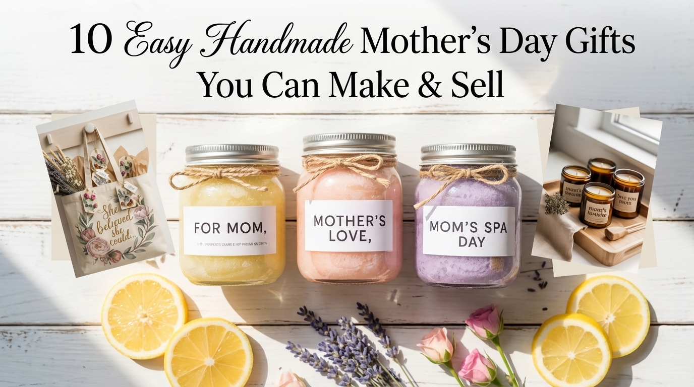 10 Easy Handmade Mother's Day Gifts You Can Make & Sell 10 Easy Handmade Mother’s Day Gifts You Can Make & Sell