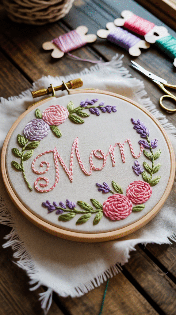 10 Easy Handmade Mother's Day Gifts You Can Make & Sell hoop art