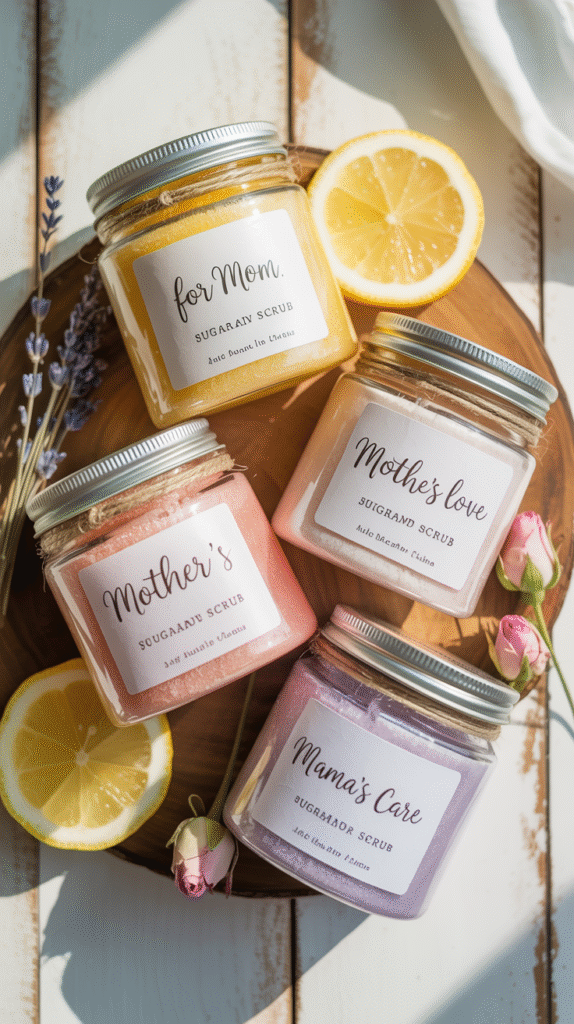 10 Easy Handmade Mother's Day Gifts You Can Make & Sell scrub bottles