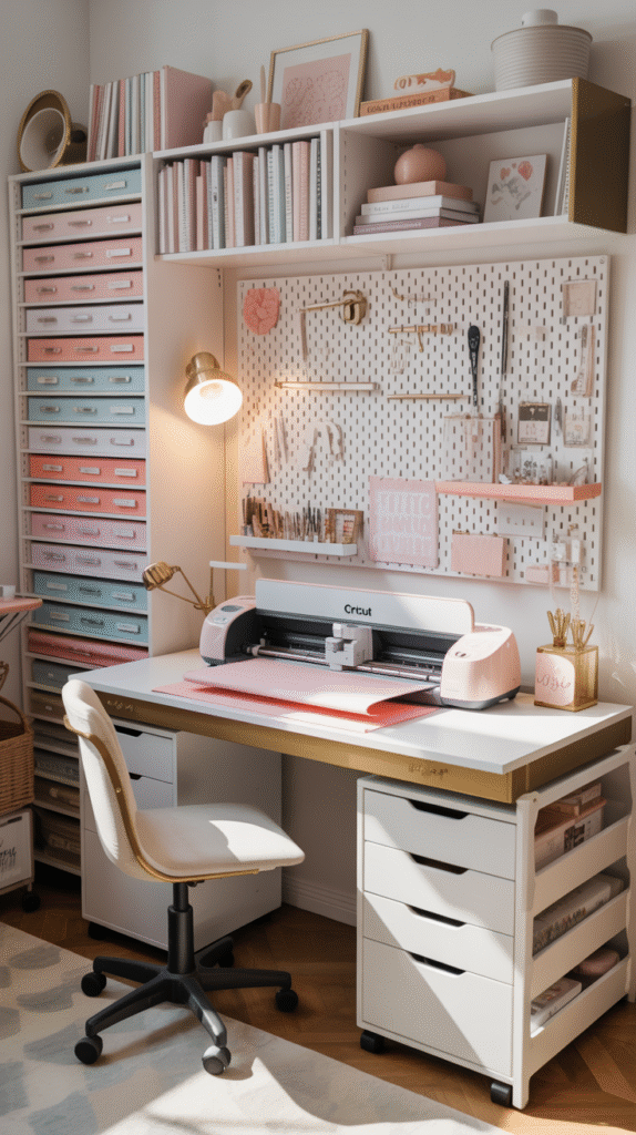How to Create a Cozy & Organized Craft Room You’ll Love Working In ultra realistic feminine cricut craft st wjca8ie6rl6kghwxteizmq kagxrgmdqmyf0da75rormg hd (1)