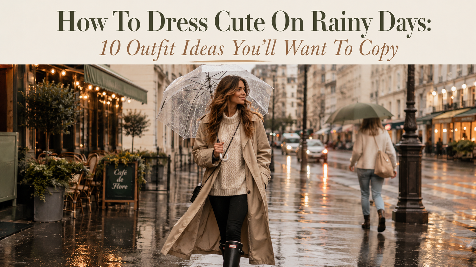 How To Dress Cute On Rainy Days: 10 Outfit Ideas You’ll Want To Copy