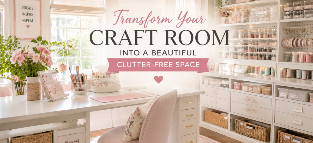 Transform Your Craft Room Into a Beautiful Clutter-Free Space