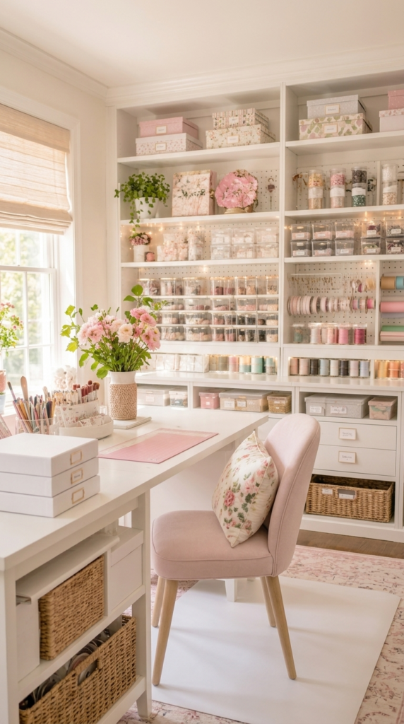 Transform Your Craft Room Into a Beautiful Clutter-Free Space blog craft room